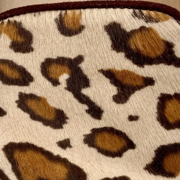 J CREW COLLECTION Calf Hair Leopard Print Cleo Loafers - A0615 - Sz 7 - Picture 9 of 9